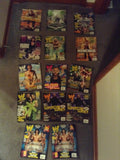Lot of 81 WWE,WWF,RAW Magazines. Posters. and Brand New WWE L- Unforgiven T Shirt BO